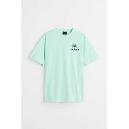 에이치앤엠 H&M Regular Fit Printed T-shirt