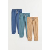 H&M 3-pack Twill Joggers