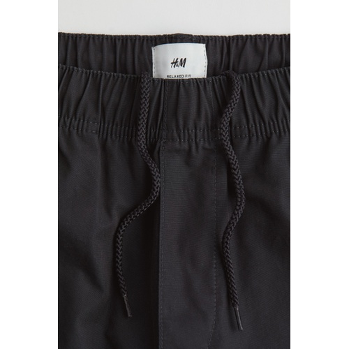 에이치앤엠 H&M Relaxed Fit Cotton Shorts