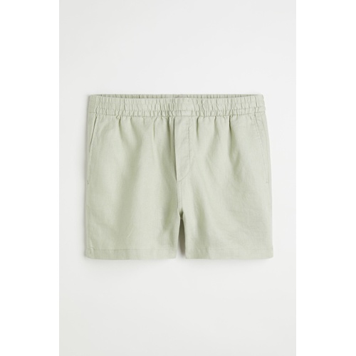 에이치앤엠 H&M Regular Fit Linen Shorts