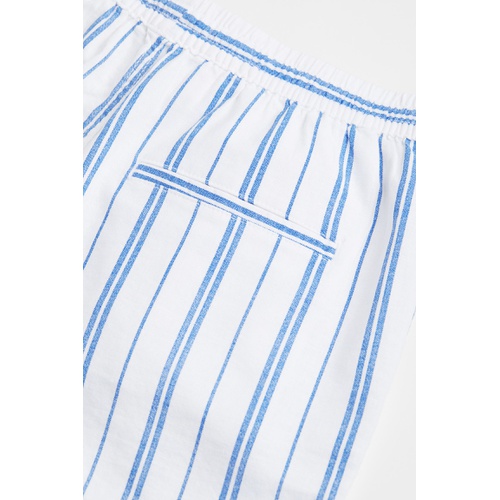 에이치앤엠 H&M Linen-blend Shorts
