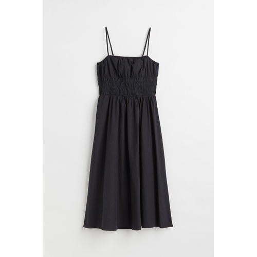 에이치앤엠 H&M Smocked-waist Dress