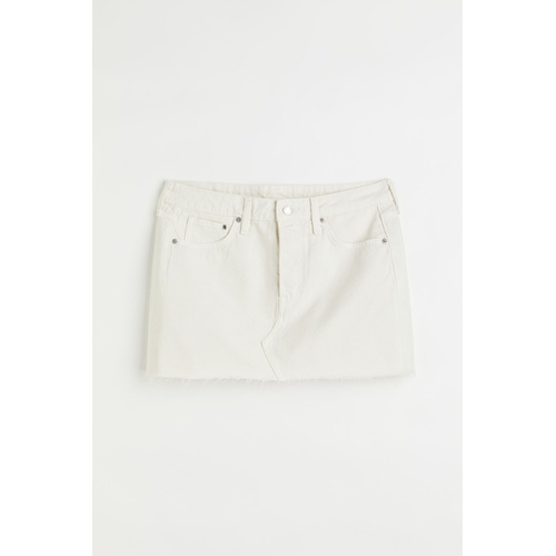 에이치앤엠 H&M Low Waist Denim Skirt