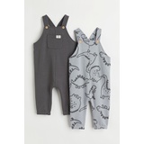 H&M 2-pack Cotton Overalls