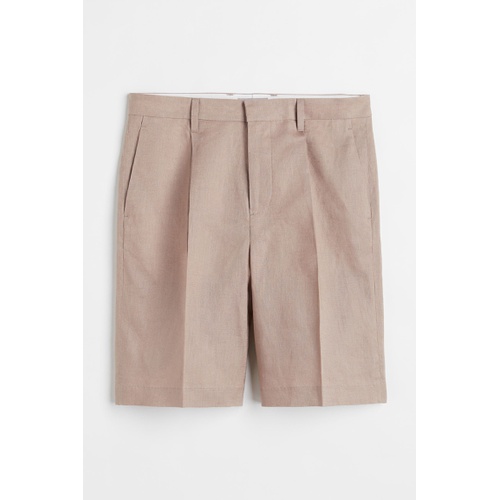에이치앤엠 H&M Relaxed Fit Linen Shorts