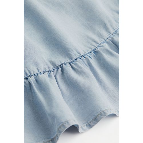 에이치앤엠 H&M Smocked-waist Skirt