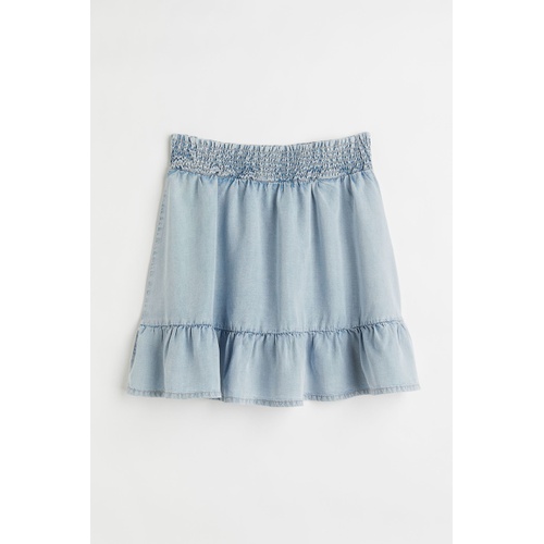 에이치앤엠 H&M Smocked-waist Skirt