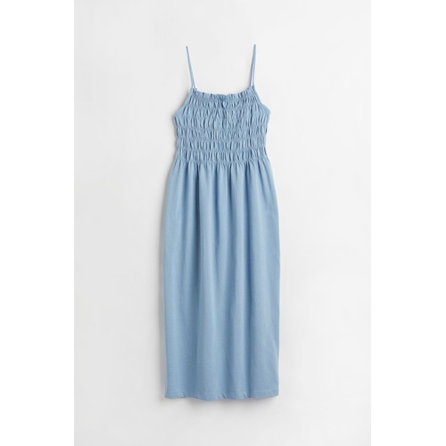 에이치앤엠 H&M Smocking-detail Dress