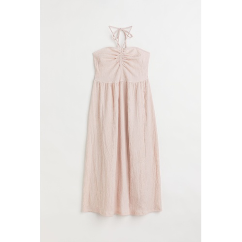 에이치앤엠 H&M Crinkled Halterneck Dress
