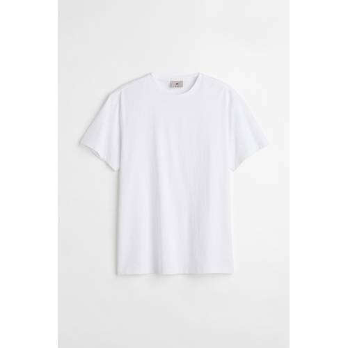 에이치앤엠 H&M Regular Fit Pima Cotton T-shirt