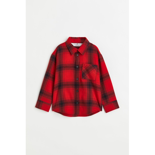 에이치앤엠 H&M Cotton Flannel Shirt