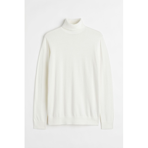 에이치앤엠 H&M Slim Fit Fine-knit Turtleneck Sweater