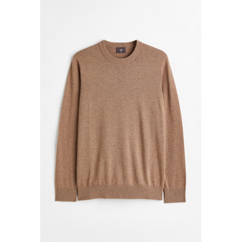 에이치앤엠 H&M Slim Fit Fine-knit Cotton Sweater