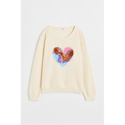 에이치앤엠 H&M Motif-detail Sweater