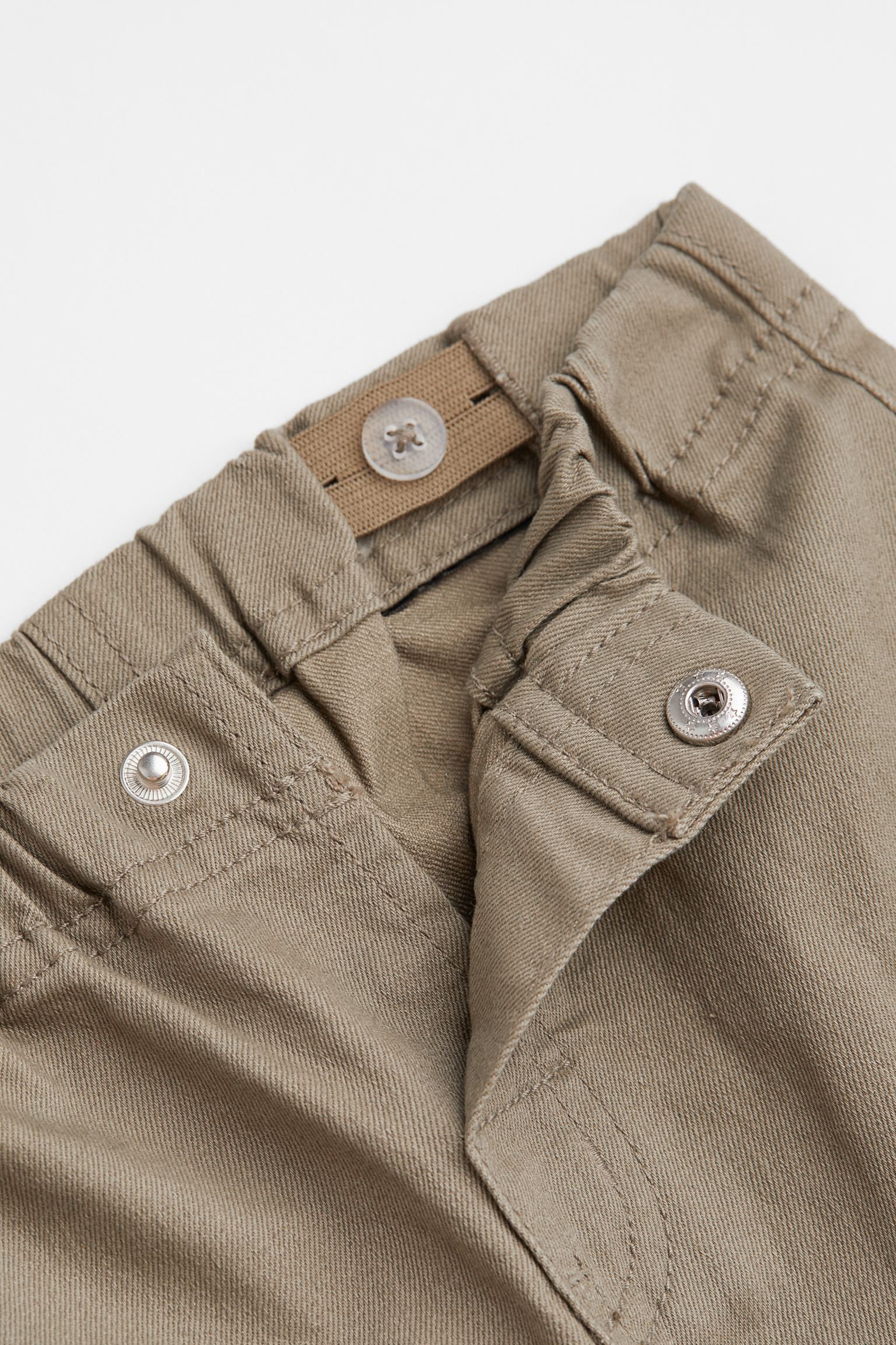 에이치앤엠 H&M Twill Pants with Leg Pockets