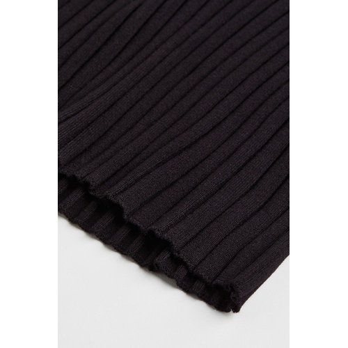 에이치앤엠 H&M Rib-knit Turtleneck Top
