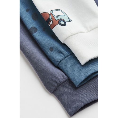 에이치앤엠 H&M 3-pack Cotton Jersey Pajamas