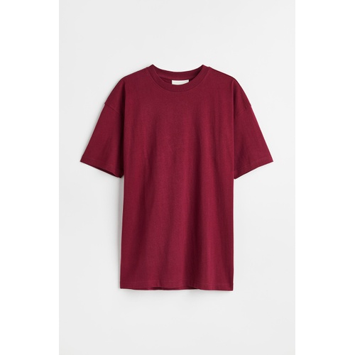 에이치앤엠 H&M Oversized Fit Cotton T-shirt