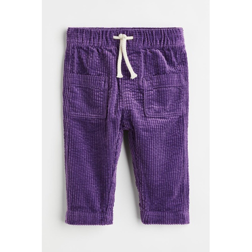 에이치앤엠 H&M Cotton Corduroy Pants