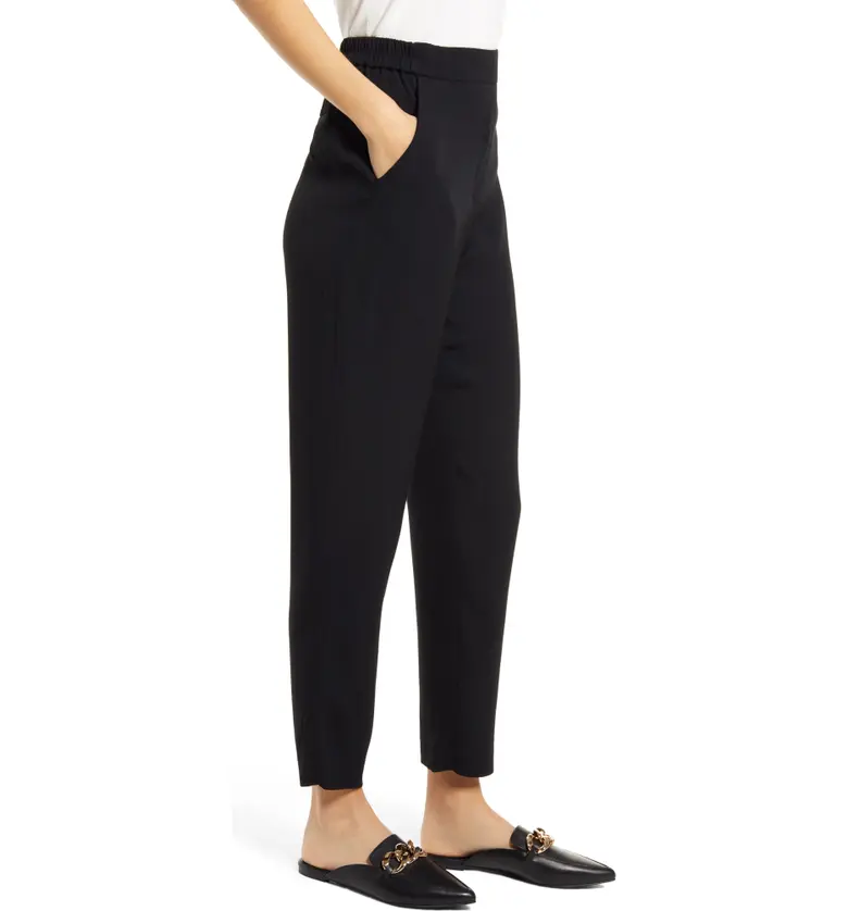  Halogen Womens Relaxed Crop Pants_BLACK