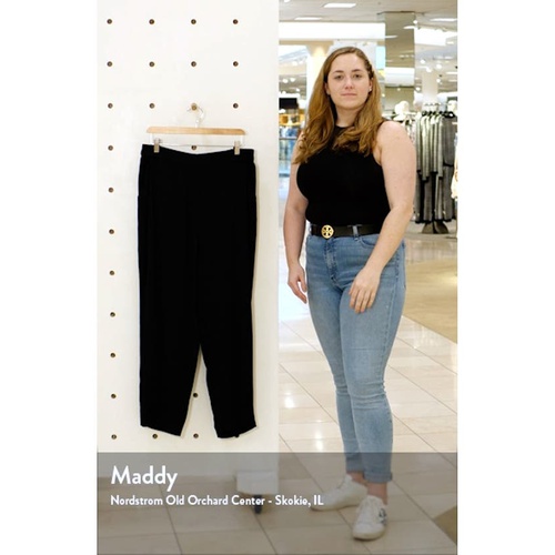  Halogen Relaxed Crop Pants_BLACK