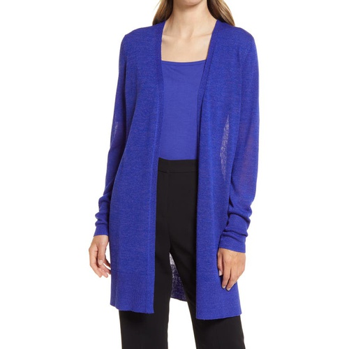  Halogen Side Slit Cardigan_BLUE SPECTRUM