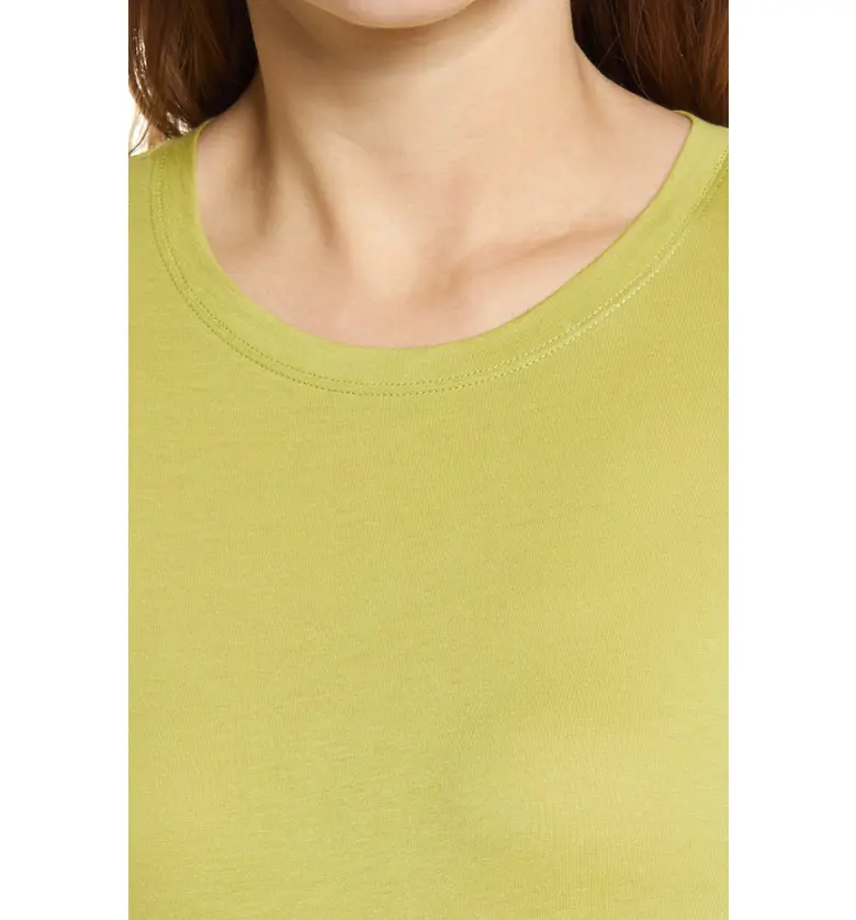  Halogen Short Sleeve Crewneck Tee_OLIVE OASIS