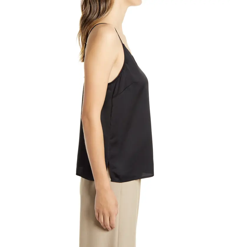  Halogen Woven Camisole_BLACK