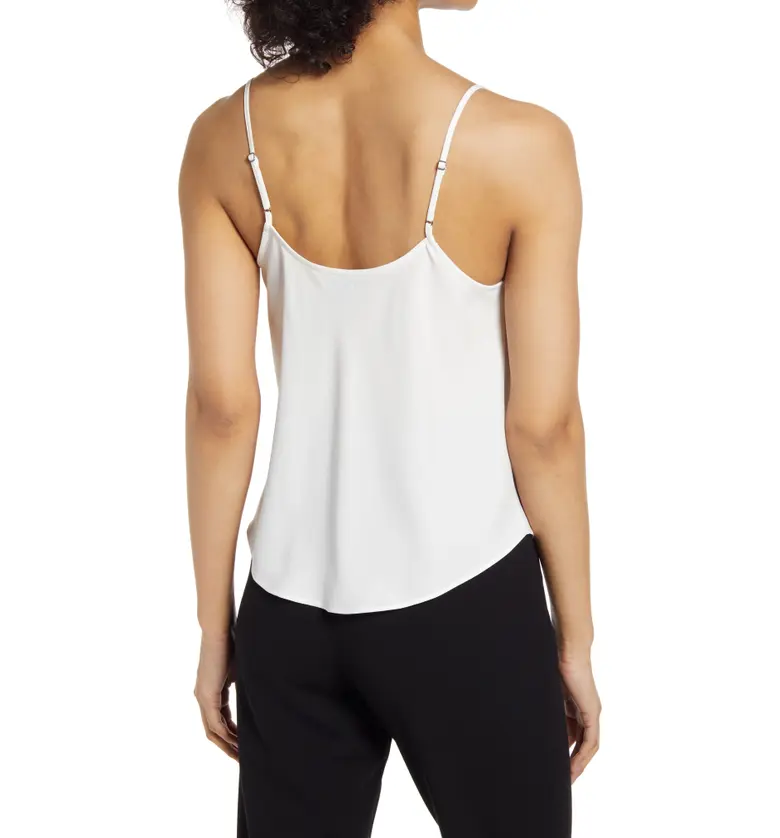  Halogen Cowl Neck Camisole_IVORY CLOUD