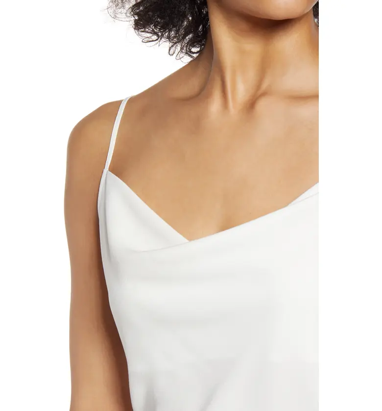  Halogen Cowl Neck Camisole_IVORY CLOUD