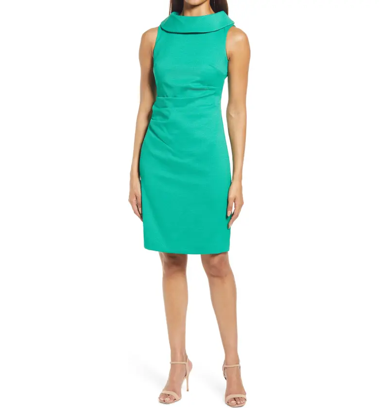 Harper Rose Sleeveless Sheath Dress_GREEN