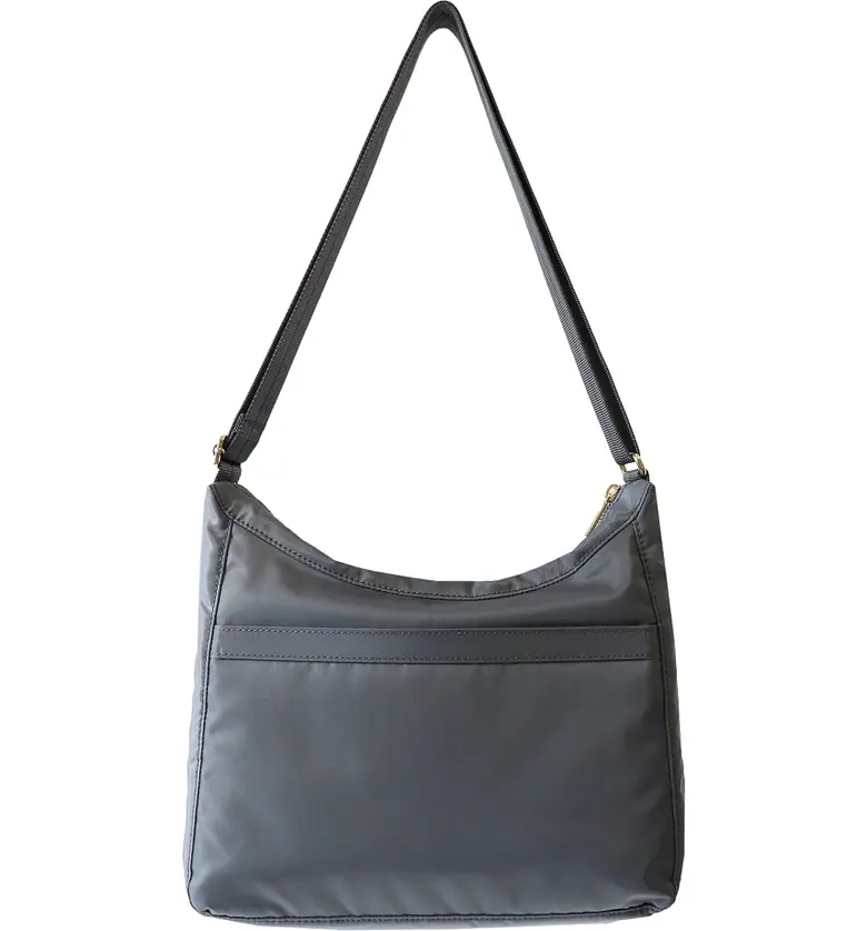  Hedgren Aspire Kalpana Water Repellent Hobo Bag_IRON GATE