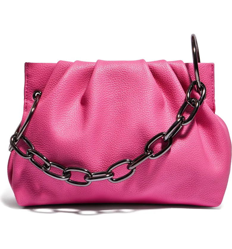  HOUSE OF WANT Chill Vegan Leather Frame Clutch_FRENCH ROSE