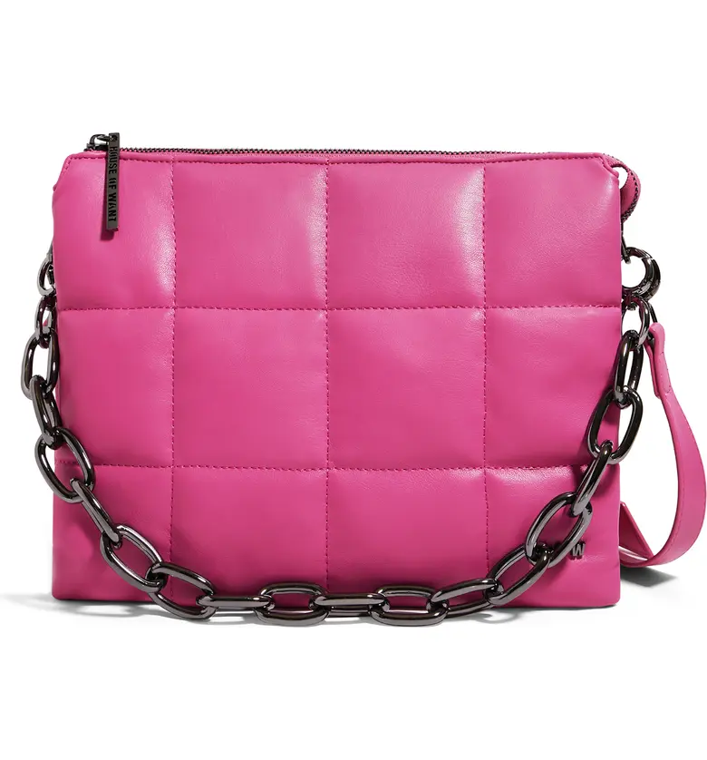 HOUSE OF WANT H.O.W. We Class-ify Vegan Leather Shoulder Bag_FRENCH ROSE