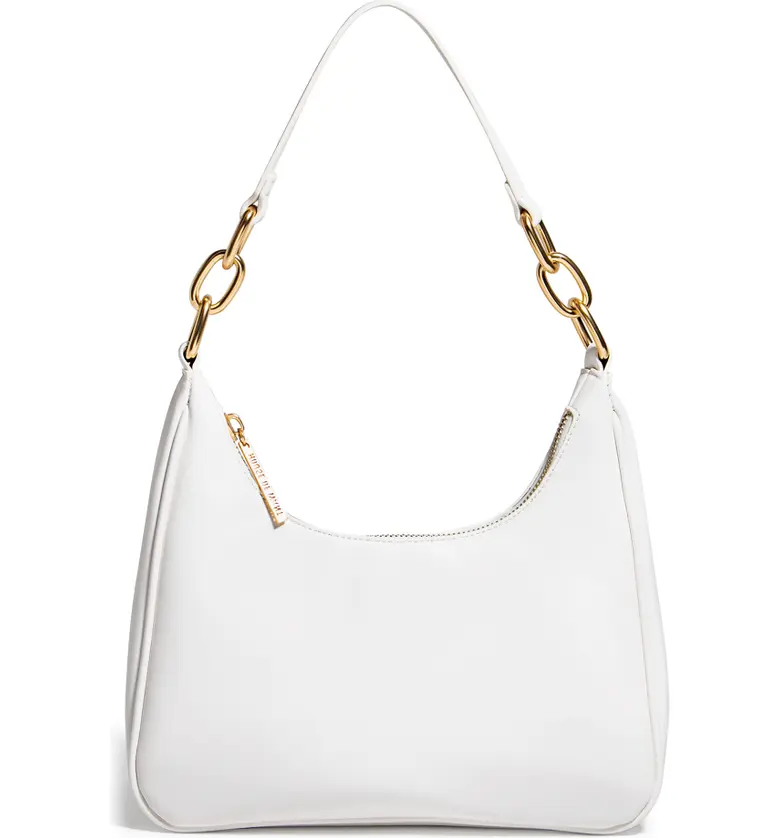 HOUSE OF WANT Newbie Vegan Leather Shoulder Bag_BRIGHT WHITE