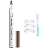 HSEE Eyebrow Tattoo Pen - Microblading Eyebrow Pen - Waterproof Eyebrow Pencil, Creates Natural Looking Eyebrows Effortlessly and Stays on All Day, Chestnut, 1 Count