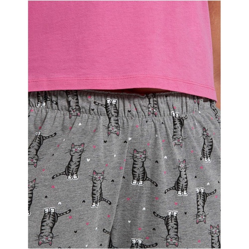  HUE Plus Size Sweet Kitty Capris PJ Pants