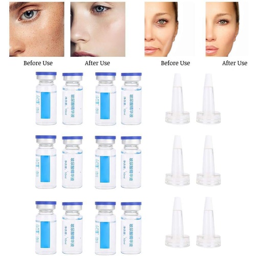  HURRISE Facial Serum Set,12 Pcs Anti-Aging Face Essence, Reduce Scars/Wrinkles/Blemishes, Wrinkle Resistance Skin Rejuvenation,Suitable for All Skin Types 10ml