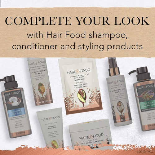  Sulfate Free Shampoo, Dye Free Purifying Treatment, Tea Tree and Lavender, Hair Food, 17.9 FL OZ