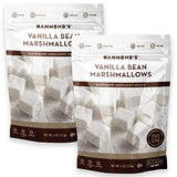 Hammonds Candies | Gourmet Vanilla Bean Marshmallows | 2 Bags, Great for Snacking | Hot Chocolate, S’mores and Homemade Brownie | Small Batches | Handcrafted in the USA