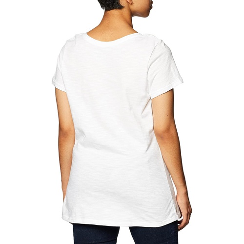  Hanes Womens Shirred V-Neck T-Shirt