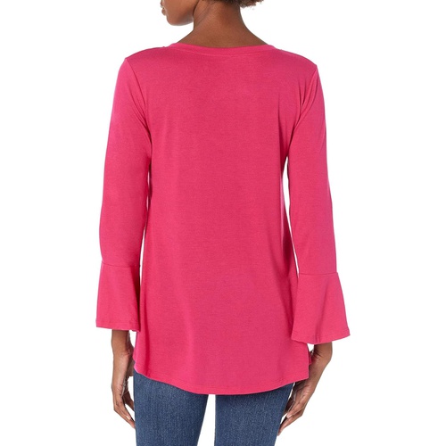  Hanes Womens Lightweight Bell Sleeve Top