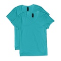 Hanes Womens Short Sleeve V-Neck T-Shirt