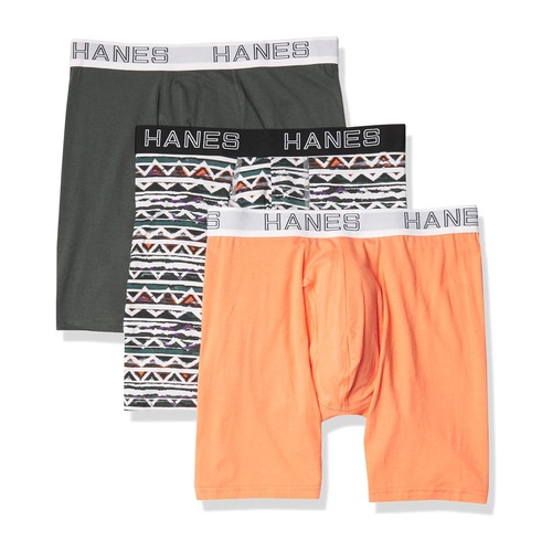  Hanes Mens Comfort Flex Fit Odor Control Boxer Briefs (3 Pack)