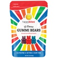Happy Bites Gummi Bears - 12 Assorted Flavors - Gluten Free, Fat Free, Dairy Free - Resealable Pouch (1 Pound)
