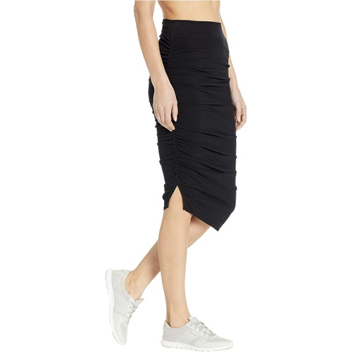  Hard Tail Shirred Poet Skirt in Supima Spandex