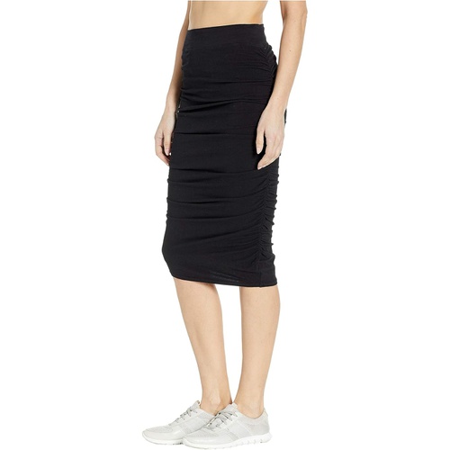  Hard Tail Shirred Poet Skirt in Supima Spandex