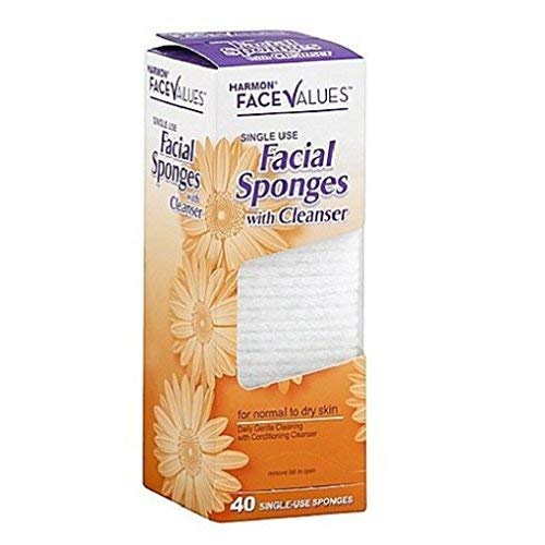  Harmon Face Values 40-Count Cleanser Facial Sponges