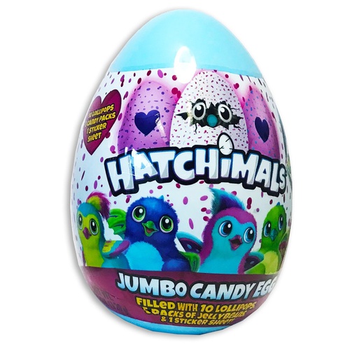  Hatchimal Candy Jumbo Candy Filled Hatchimal Eggs, 4.23 oz, Pack of 6