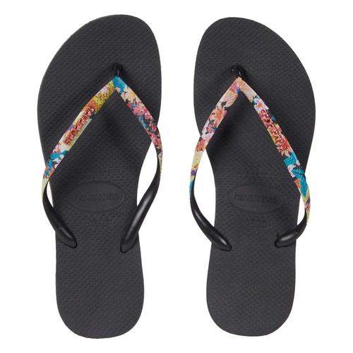 하바이아나스 Havaianas Slim Tropical Straps Flip Flop Sandal